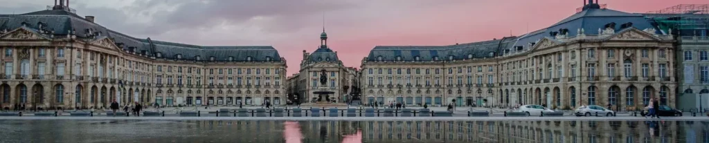 Place de la Bourse à Bordeaux