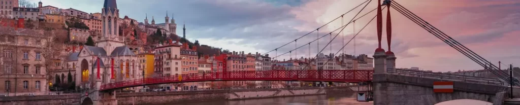 La passerelle Saint Georges à Lyon